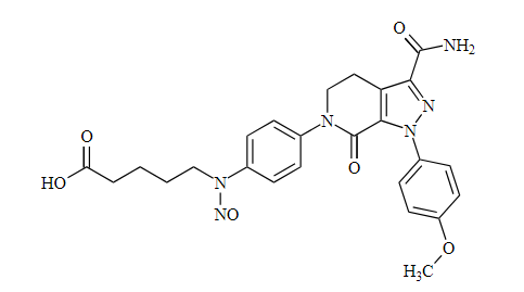 N-硝基阿哌沙班氨基酸杂质