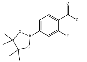 2-氟-4-（4，4，5，5-四甲基-1，3，2-二氧杂硼烷-2-基）苯甲酰氯