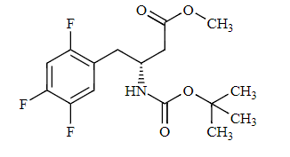 (R)-Sitagliptin N-Boc-Methyl-Ester Impurity