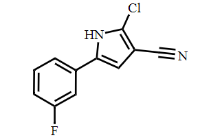 2-氯-5-（3-氟苯基）-1H-吡咯-3-甲腈