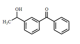 Ibuprofen Impurity 6 (3-(1-Hydroxyethyl)benzophenone)