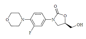 ((5R)-3-[3-Fluoro-4-(4-morpholinyl)phenyl]-5-hydroxymethyl-2-oxazolidinone)