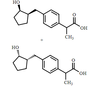 cis-Hydroxy Loxoprofen (Mixture of Diastereomers)