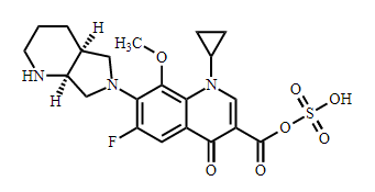 Moxifloxacin acyl sulfate